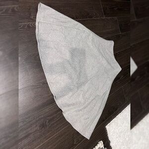 Grey Wool skirt A Line Size XS